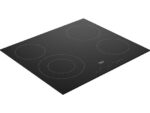 Beko Placa vitrocerámica - Beko HIC 64402E, 4 zonas, Zona grande 21 cm, Control táctil, Doble zona, 58 cm, Negro - Imagen 5