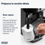 DE Cafetera automática - DE LONGHI ECAM 22.140.B, 15 bar, 1450 W, 2 tazas, Negro - Imagen 4