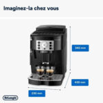 DE Cafetera automática - DE LONGHI ECAM 22.140.B, 15 bar, 1450 W, 2 tazas, Negro - Imagen 6