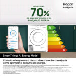 SAMSUNG Lavadora carga frontal - SAMSUNG WW90CGC04DTEEC, 9 kg, 14 programas, Blanco - Imagen 2