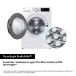 SAMSUNG Lavadora carga frontal - SAMSUNG WW90CGC04DTEEC, 9 kg, 14 programas, Blanco - Imagen 3