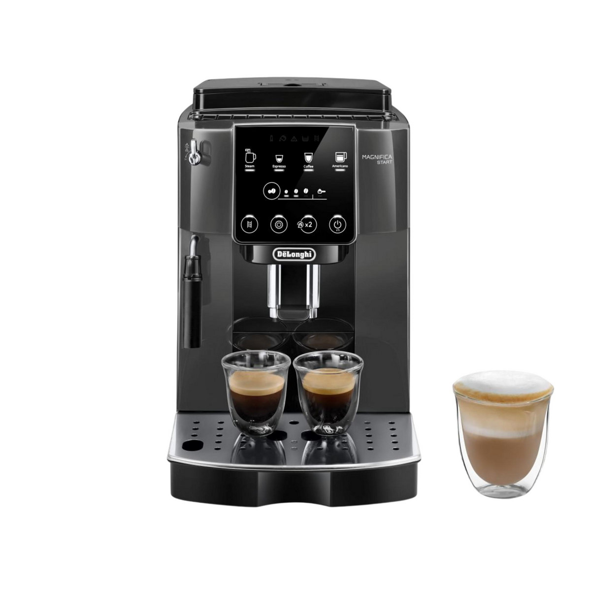 125239700_1 DELONGHI Cafetera automática - DELONGHI 132220079, 15 bar, 1450 W, 2,0 tazas, Preto - Imagen 1