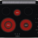 VITROKITCHEN Placa de gas - VITROKITCHEN 301TGN, 5 zonas, 584 mm, Negro