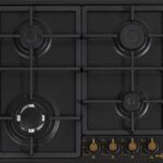 VITROKITCHEN Placa de gas - VITROKITCHEN EN63RN, 4 zonas, Propane/butane, 580 mm, Antracita