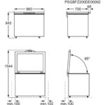 AEG Congelador horizontal - AEG AHB526D1LW, 254 l, 845 mm, Blanco - Imagen 3