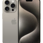 APPLE iPhone 15 Pro, Gris, Móvil iOS, 256 GB, 8 GB RAM, 6,1 " Super Retina XDR, Ceramic Shield, 120 Hz, Recubrimiento oleofóbico, Anti-huellas, Chip A