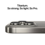 APPLE iPhone 15 Pro, Gris, Móvil iOS, 256 GB, 8 GB RAM, 6,1 " Super Retina XDR, Ceramic Shield, 120 Hz, Recubrimiento oleofóbico, Anti-huellas, Chip A - Imagen 8