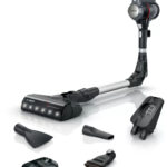 BOSCH Aspirador escoba - BOSCH BBS712A, 18 V, Depósito 0,3 l, Autonomía 80 min, Negro y gris antracita