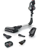 BOSCH Aspirador escoba - BOSCH BBS712A, 18 V, Depósito 0,3 l, Autonomía 80 min, Negro y gris antracita