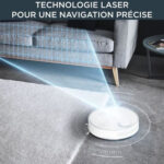 ROWENTA Robot aspirador - ROWENTA RR7687, 7687 W, Potencia de succión 2700 kPa, Depósito 0,4 l, Autonomía 150 min, Blanco - Imagen 3