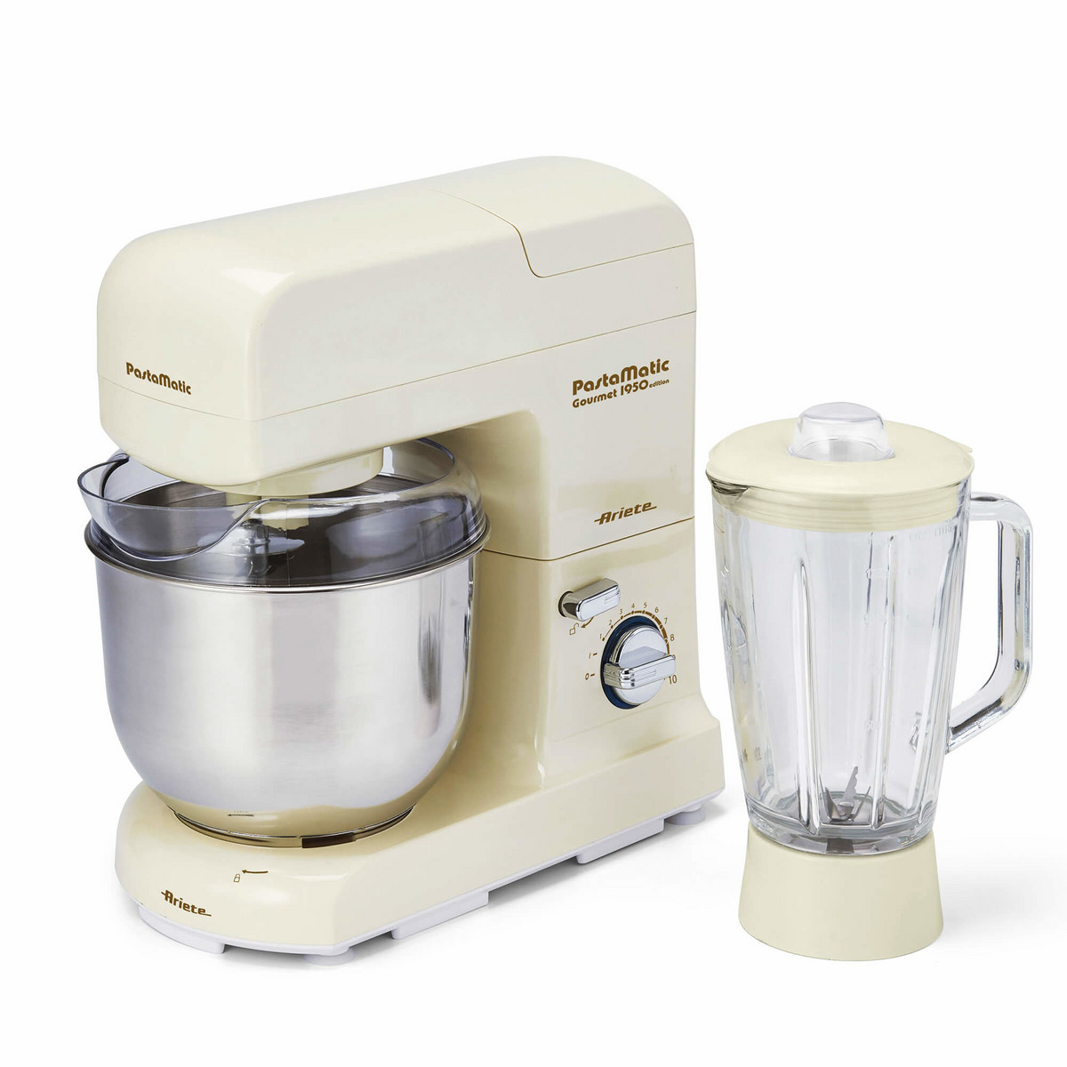 127856647_1 ARIETE Robot amasador - ARIETE 00C159611AR0, 1500 W, Totalmente variable velocidades, Beis - Imagen 1