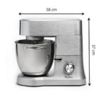 MOULINEX Robot amasador - MOULINEX QA810D, 1500 W, 8 velocidades, Inox - Imagen 8