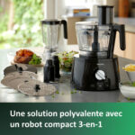 PHILIPS Procesadores de comida - PHILIPS PHILHR777690, 1000 W, 3,4 l, Negro - Imagen 3