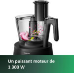 PHILIPS Procesadores de comida - PHILIPS PHILHR777690, 1000 W, 3,4 l, Negro - Imagen 4