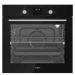 Horno de Gas Natural - VITROKITCHEN HG602NN, Integrado + Libre instalación, 52 l, 59,5 cm, Negro