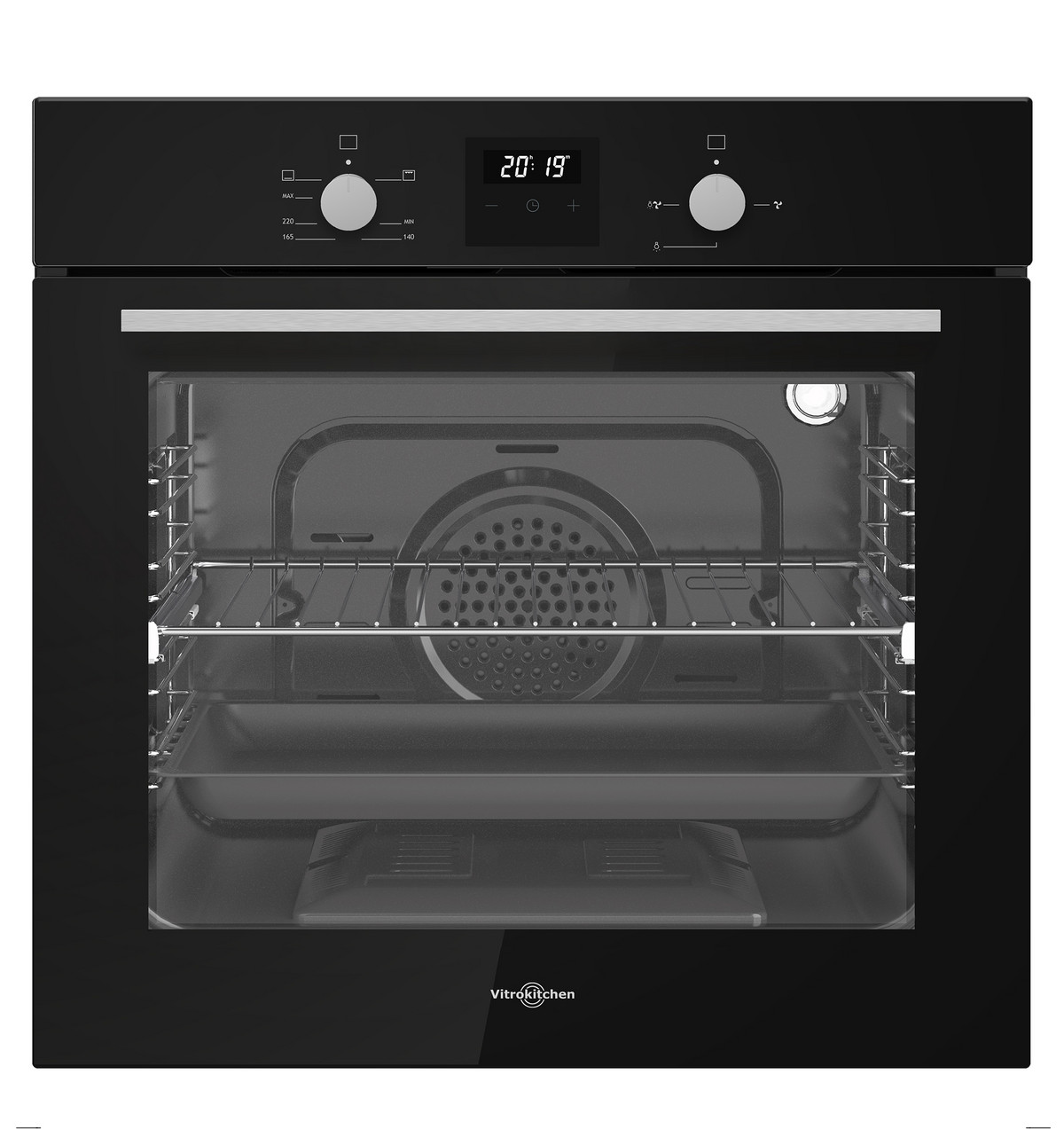 128120658_1 Horno de Gas Natural - VITROKITCHEN HG602NN, Integrado + Libre instalación, 52 l, 59,5 cm, Negro - Imagen 1