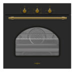 Horno de Gas Butano - VITROKITCHEN HG602RB, 52 l, 59,5 cm, Antracita