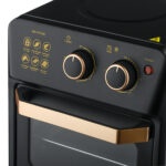 BYTELIKE Freidora sin aceite - BYTELIKE Horno Eléctrico 14L Multifuncional Home Air Fryer Horno Fryer Automático Inteligente, 1250 W, negro - Imagen 5
