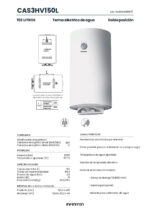 Termo eléctrico - INFINITON, 150 l, Blanco - Imagen 2