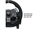 Logitech Volante - Logitech G G920 Driving Force Racing Wheel, Pedales ajustables, Para Xbox One/PC, Force Feedback, Giros de 900º, Negro - Imagen 3