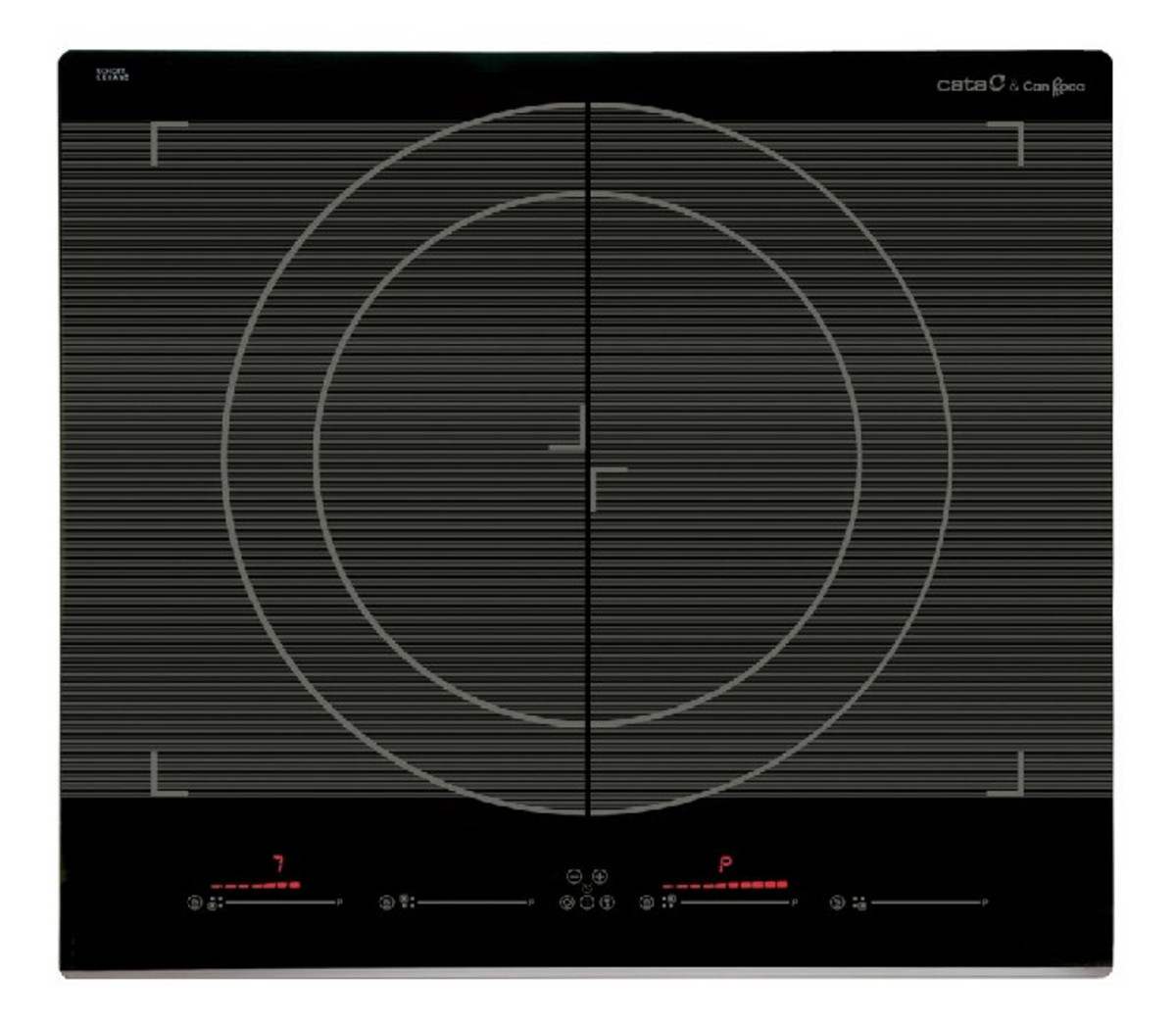 1293210_1 Cata Placa inducción - Cata Giga 600 BK, 4 zonas, Zona modular 40 cm, Temporizador, Booster, 59 cm, Negro - Imagen 1