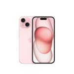 APPLE iPhone 15, Pink, Móvil iOS, 256 GB, 6 GB RAM, 6,1 " Super Retina XDR, Ceramic Shield, Recubrimiento oleofóbico, Anti-huellas, Processor, 3349 mA