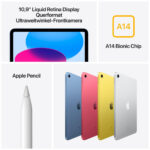 APPLE iPad, 256 GB, Plata, 10,9 " Retina, 3 GB RAM, Apple, A14, Tablet iPadOS - Imagen 7