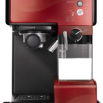 BREVILLE Cafetera express - BREVILLE VCF046X, 15 bar, 1050 W, 1 tazas, Rojo