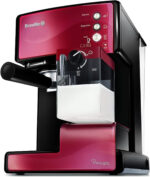 BREVILLE Cafetera express - BREVILLE VCF046X, 15 bar, 1050 W, 1 tazas, Rojo - Imagen 2