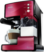 BREVILLE Cafetera express - BREVILLE VCF046X, 15 bar, 1050 W, 1 tazas, Rojo - Imagen 3