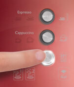 BREVILLE Cafetera express - BREVILLE VCF046X, 15 bar, 1050 W, 1 tazas, Rojo - Imagen 4