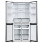 HAIER Frigorífico americano - HAIER 34005265, No Frost, Sí, Altura 1815 mm, Capacidad 467 l, Platino, Acero inoxidable - Imagen 3