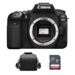 CANON Cámara digital - CANON 90D + Bolsa + 16GB SD, 32,5 megapixel, 4K 3840p, Negro