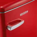 SEVERIN Nevera pequeña - SEVERIN RKS 8830, Altura 89,5 cm, Capacidad 108 l, Rojo - Imagen 3