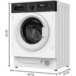 CECOTEC Lavadora integrable - CECOTEC Bolero DressCode 940 BI Inverter A, 9 kg, Blanco - Imagen 5