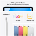 APPLE iPad, 256 GB, Rosa, 10,9 " Retina, 3 GB RAM, Apple, A14, Tablet iPadOS - Imagen 7