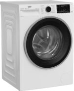 BEKO Lavadora carga frontal - BEKO B3WFT58415W, 8 kg, 1200 rpm, 15 programas, Negro - Imagen 2