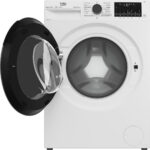 BEKO Lavadora carga frontal - BEKO B3WFT58415W, 8 kg, 1200 rpm, 15 programas, Negro - Imagen 3