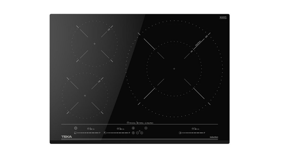 134042106_1 TEKA Placa de inducción - TEKA 112510028, 3 zona(s) zonas, 600 mm, Negro - Imagen 1