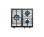 Teka Placa de gas - Teka EX 60.1 3G AI AL DR CI NAT, 3 zonas, Gas natural, 60 cm, Acero inoxidable