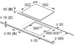 BOSCH Placa de vitrocerámica - BOSCH PKN631FP2E, 4 zonas, 592 mm, Negro - Imagen 6