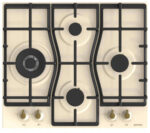GORENJE Placa de gas - GORENJE GW6D42CLI, 4 zone(s) zonas, 600 mm, Beige