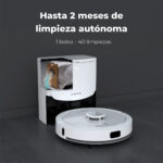 AENO Robot aspirador - AENO RC4S, 14,4 V, Depósito 0,3 l, Autonomía 250 Min., Blanco - Imagen 2