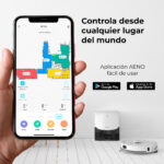 AENO Robot aspirador - AENO RC4S, 14,4 V, Depósito 0,3 l, Autonomía 250 Min., Blanco - Imagen 3
