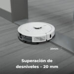 AENO Robot aspirador - AENO RC4S, 14,4 V, Depósito 0,3 l, Autonomía 250 Min., Blanco - Imagen 7