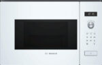 BOSCH Microondas integrable - BOSCH BFL524MW0, 800 W, 5 potencia, 20 l, Blanco