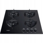WHIRLPOOL Placa de gas - WHIRLPOOL AKT 616/NB, 4 zona(s) zonas, G20 Gas Natural, 590 mm, Negro - Imagen 6