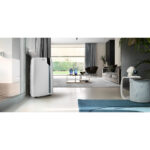 DE Aire acondicionado portátil - DE LONGHI Pingüino PAC EX 105A+++, 10000 fg/h, 3 velocidades, 100 m³, 63 dB(A), Blanco - Imagen 2