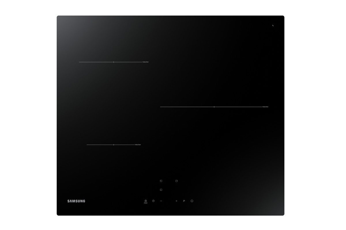 134368125_1 SAMSUNG Placa de inducción - SAMSUNG NZ63T3706A1/UR, 3 zona(s) zonas, 590 mm, Negro - Imagen 1