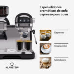 KLARSTEIN Cafetera espresso - KLARSTEIN Bella Café Espresso, 1550 W, Negro - Imagen 7